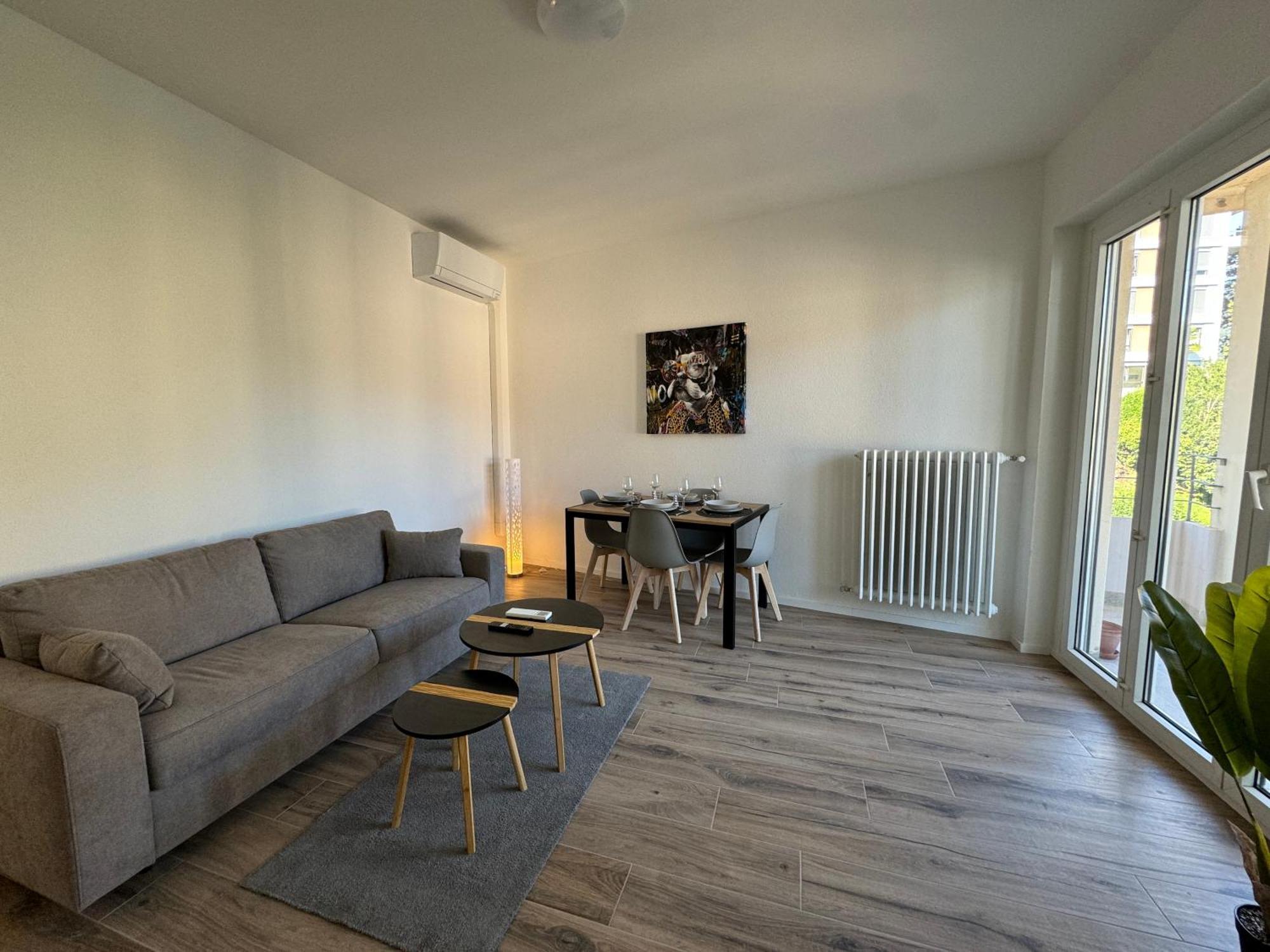 Deluxe Central Apartment - Free Parking Lugano Kültér fotó